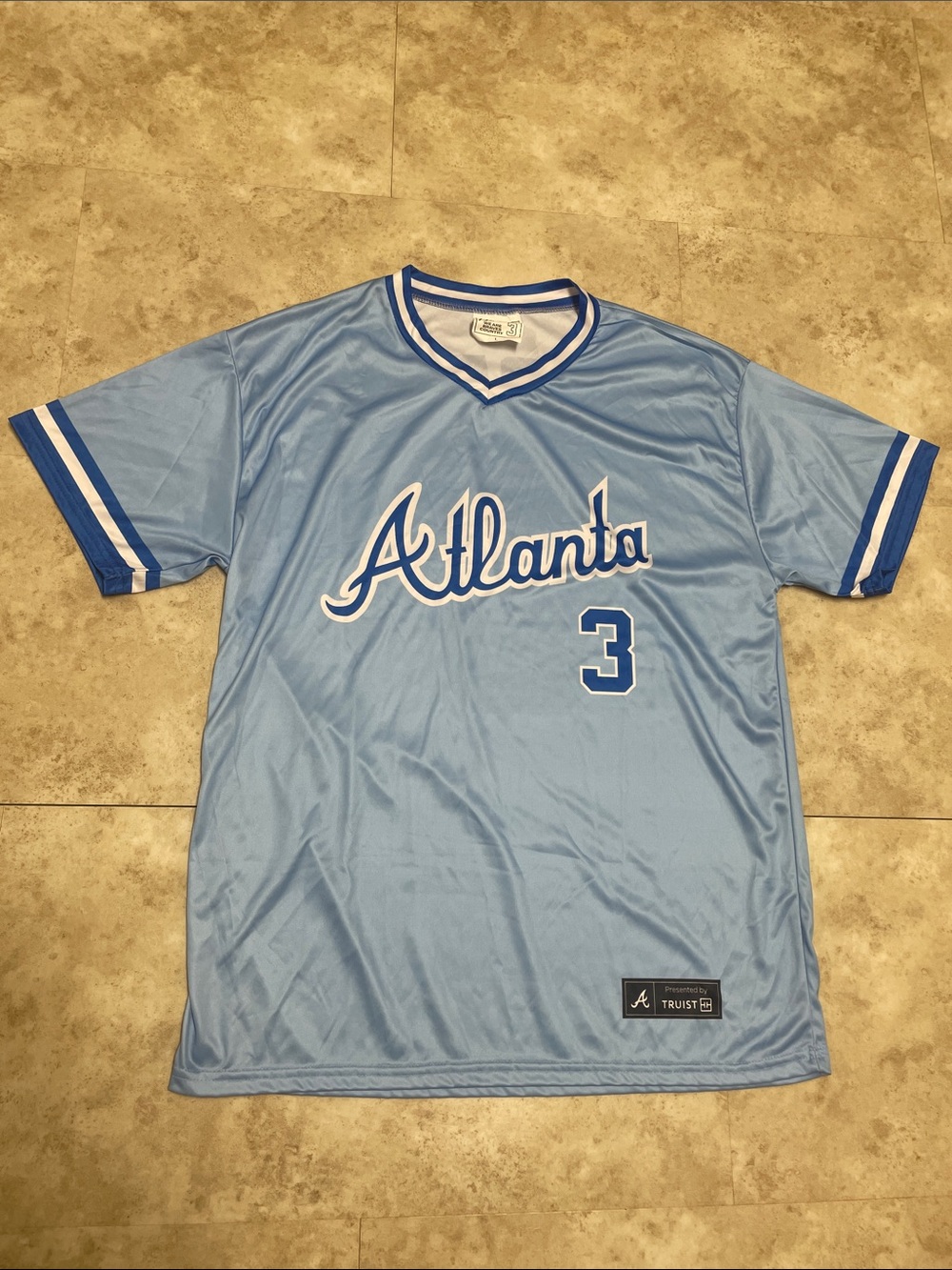 Dale Murphy Atlanta Light Blue Men's Baseball Jersey - Size L